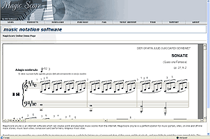 music notation software, music notation software online, score onlone, composing music online, sheet music omline music, note, s