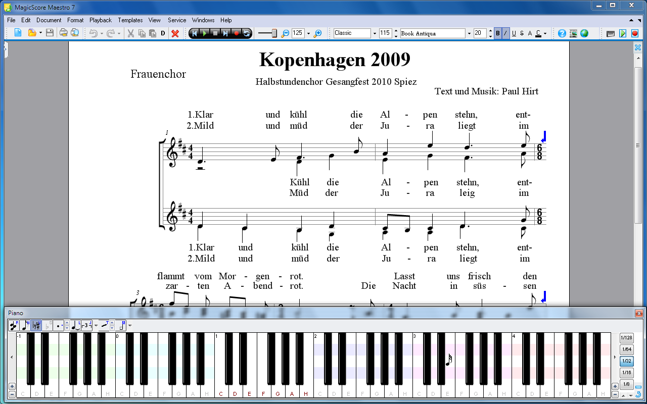 MagicScore Virtual Piano – Online Piano Keyboard