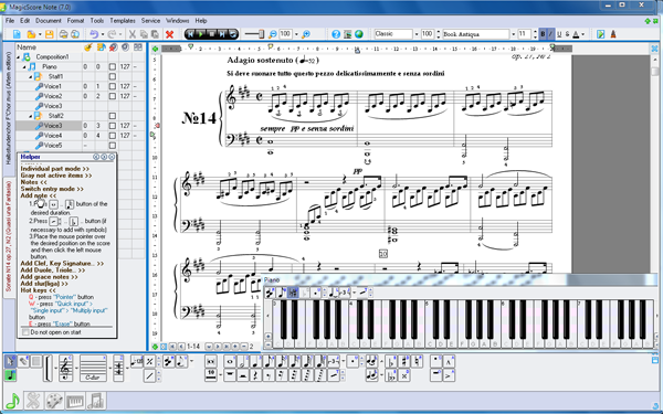 sheet music software
