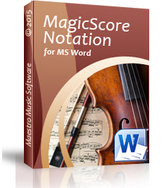 MagicScore Notation for MS Word