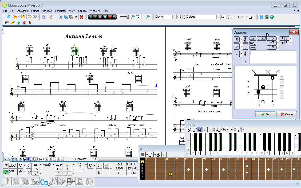 Tabs program