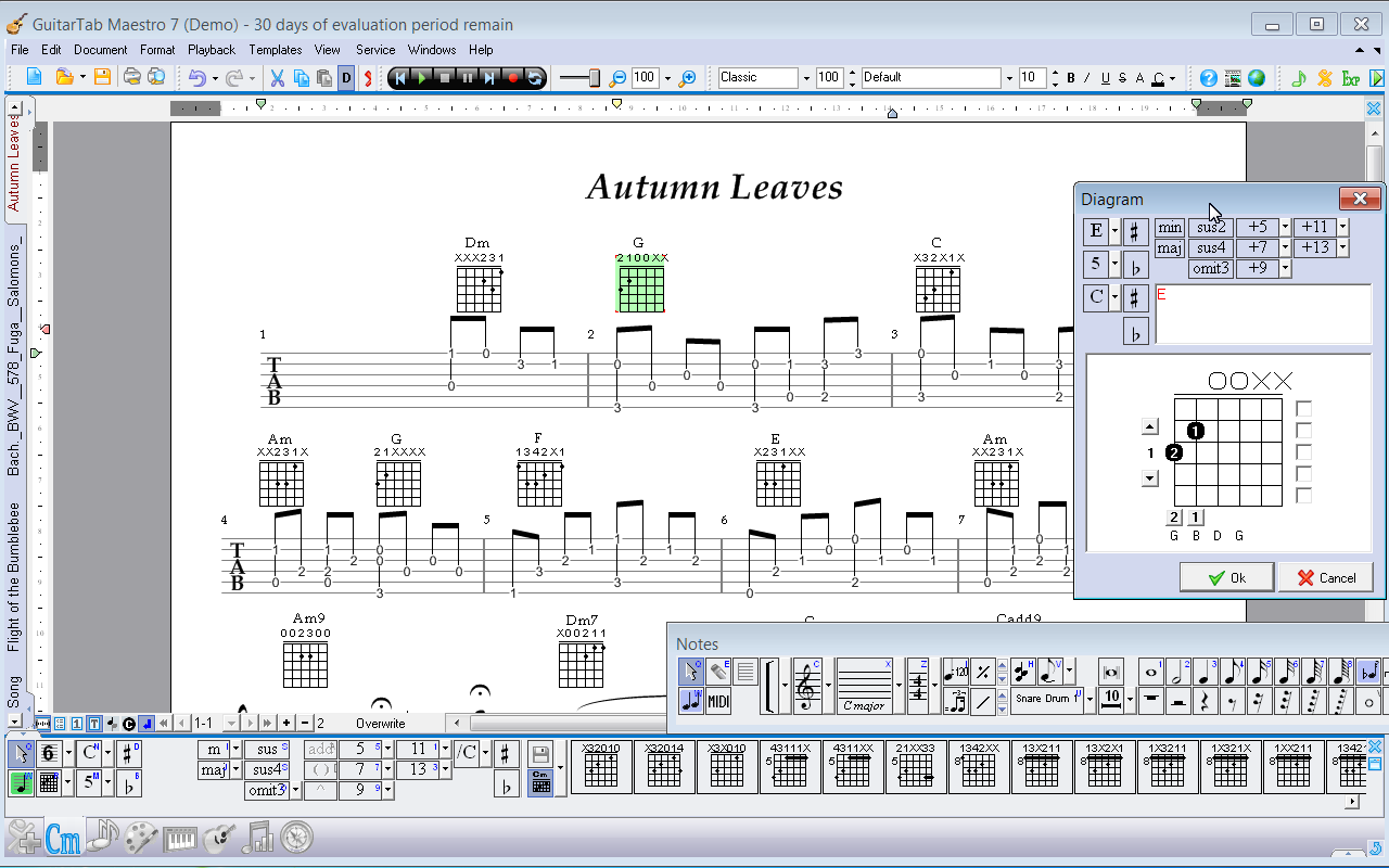 Tabs program