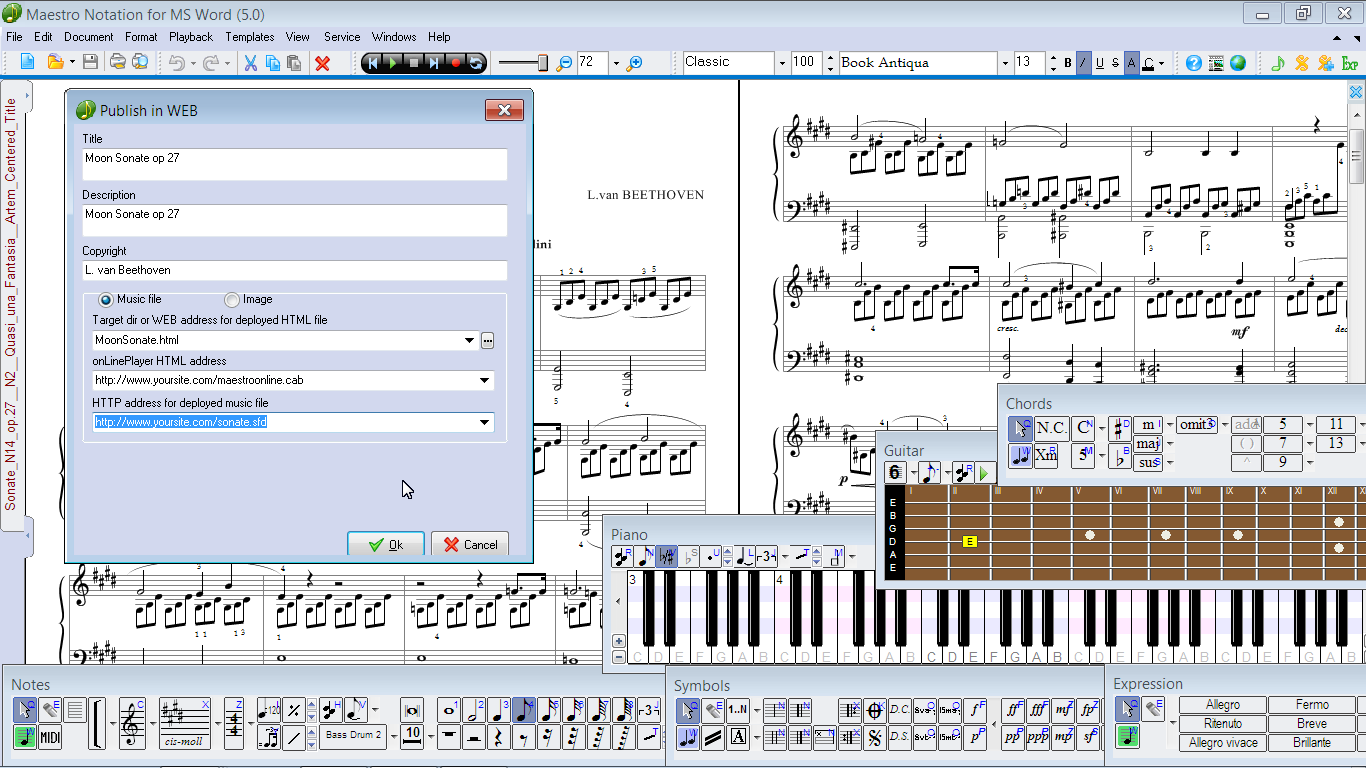 MagicScore Virtual Piano – Online Piano Keyboard