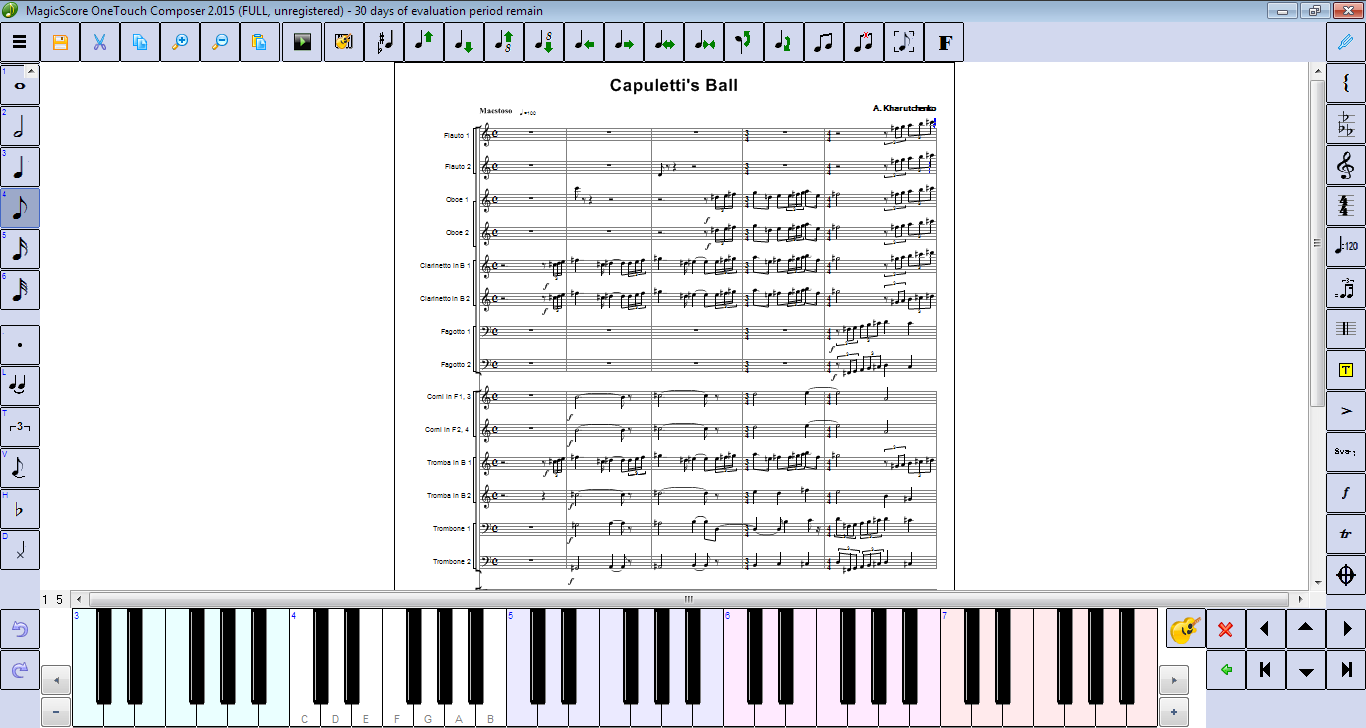 MagicScore Virtual Piano – Online Piano Keyboard